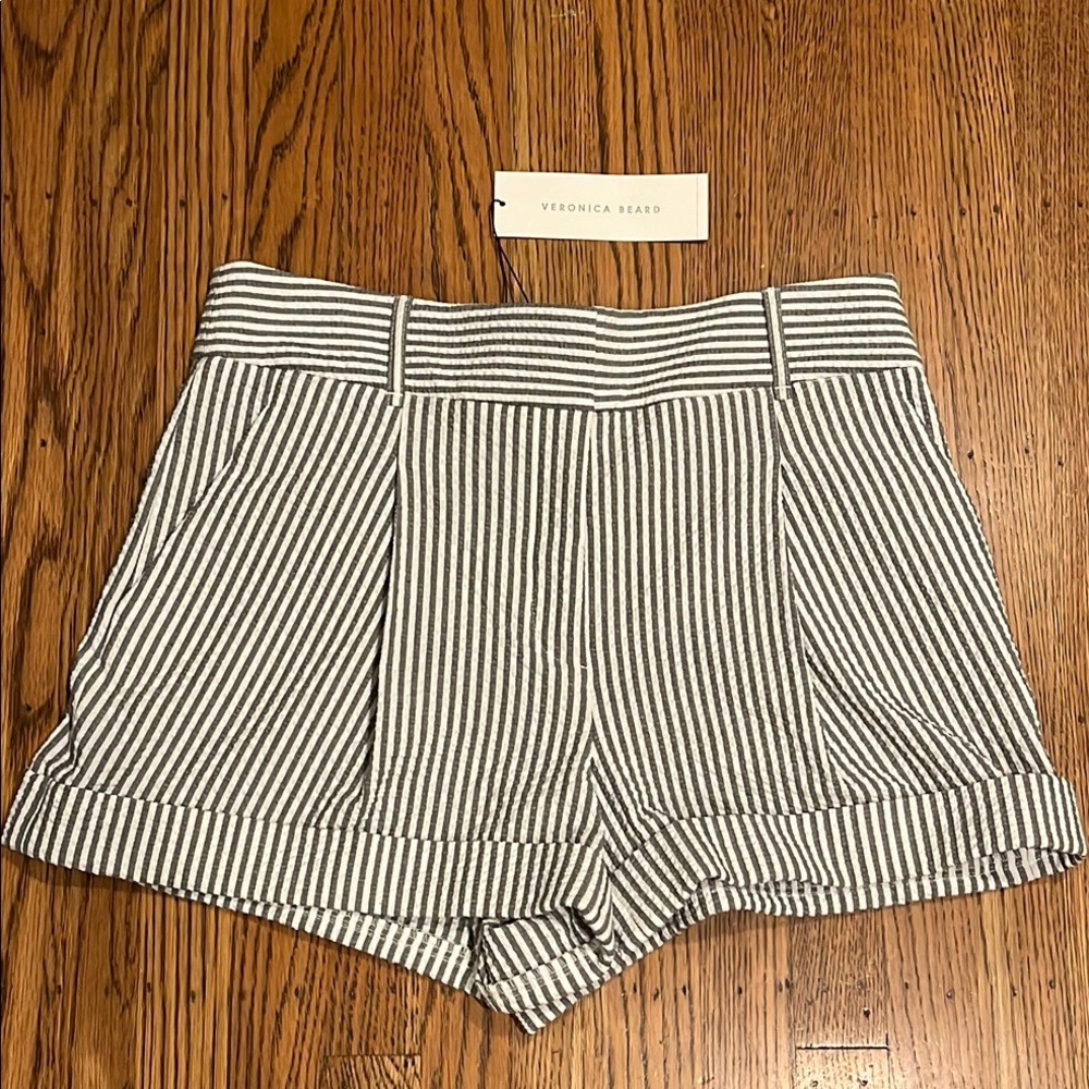 Veronica Beard Striped Shorts
